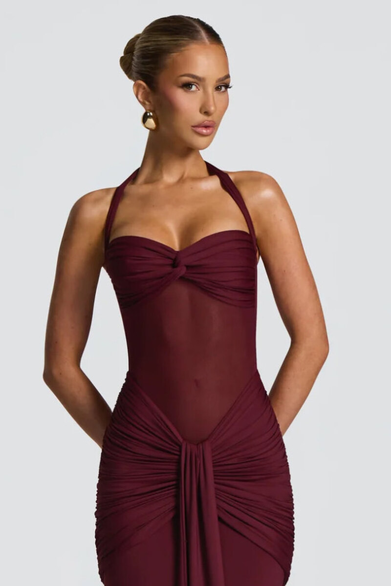 Sukienka Vixen bordowa